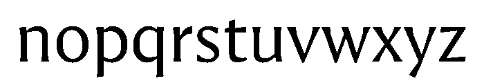 Heliotrope4Regular Font LOWERCASE