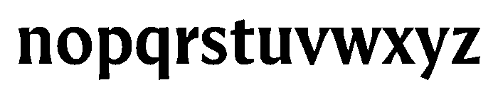 Heliotrope6Regular Font LOWERCASE