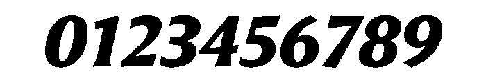Heliotrope8Italic Font OTHER CHARS