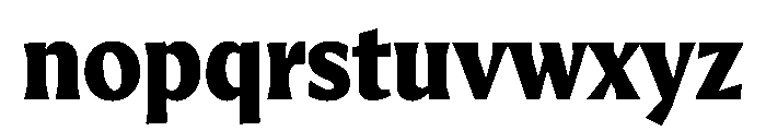 Heliotrope8Regular Font LOWERCASE