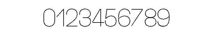 Heliuum ExtraLight Font OTHER CHARS