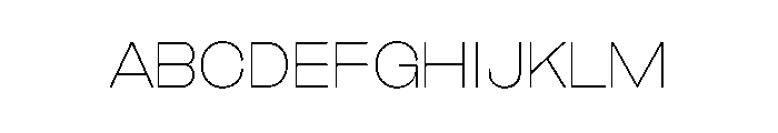 Heliuum ExtraLight FONT