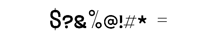 Heliuum Regular Font OTHER CHARS