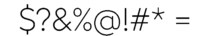 Hellix TRIAL Light Instance Font OTHER CHARS