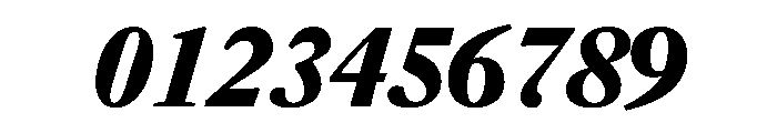 Helvetius BlackItalic Font OTHER CHARS