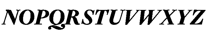 Helvetius BlackItalic Font UPPERCASE