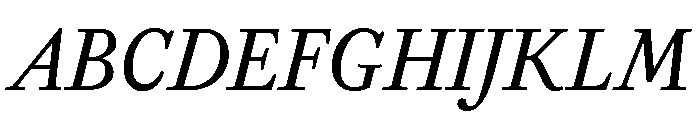 Helvetius Italic Font UPPERCASE