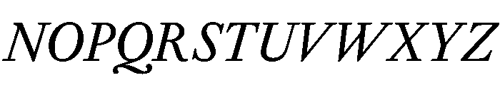 Helvetius Italic Font UPPERCASE