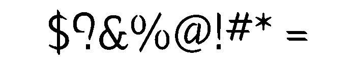 HemingwayNewStyle Book Font OTHER CHARS