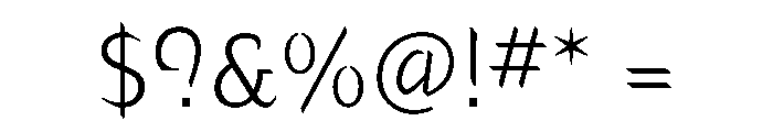 HemingwayNewStyle Light Font OTHER CHARS