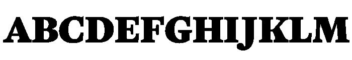 Herbik Black Font UPPERCASE
