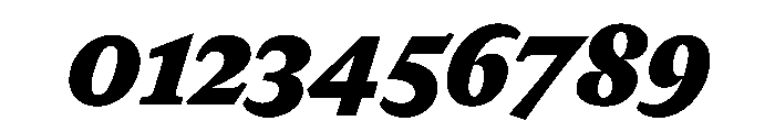 Herbik BlackItalic Font OTHER CHARS