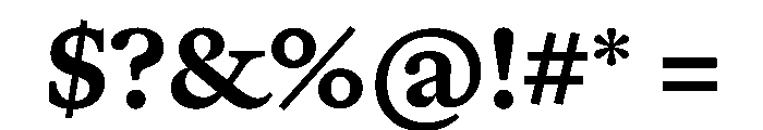Herbik Bold Font OTHER CHARS