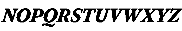 Herbik ExtraBoldItalic Font UPPERCASE