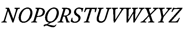 Herbik Italic Font UPPERCASE