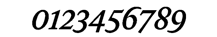 Herbik MediumItalic Font OTHER CHARS
