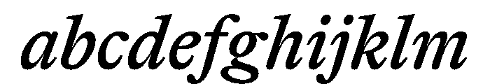 Herbik MediumItalic FONT