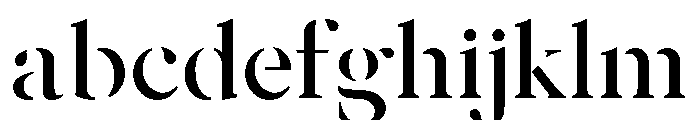 HeritierStencil Book12 16 FONT
