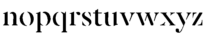 HeritierStencil Book12 16 Font LOWERCASE