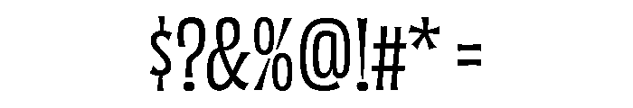 Hermanos Regular Font OTHER CHARS
