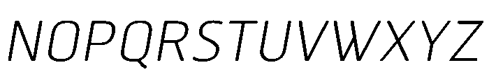 HermesMaia2Italic Font UPPERCASE