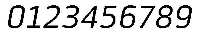 HermesMaia3Italic Font OTHER CHARS