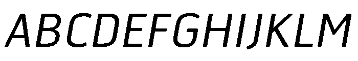 HermesMaia3Italic Font UPPERCASE