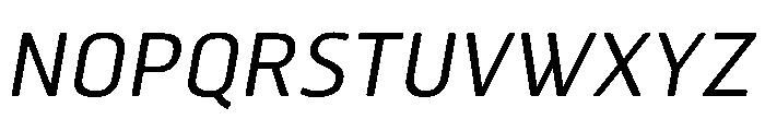 HermesMaia3Italic Font UPPERCASE