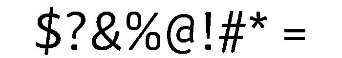 HermesMaia3Regular Font OTHER CHARS