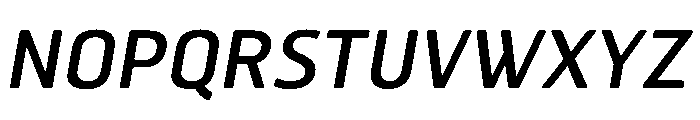 HermesMaia4Italic Font UPPERCASE