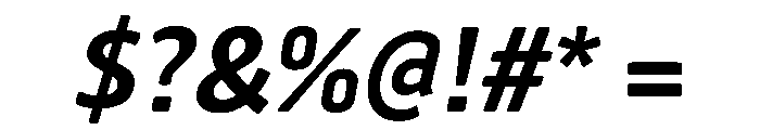 HermesMaia6Italic Font OTHER CHARS
