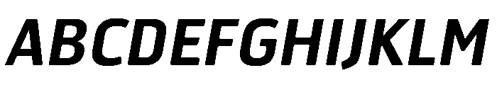HermesMaia6Italic Font UPPERCASE