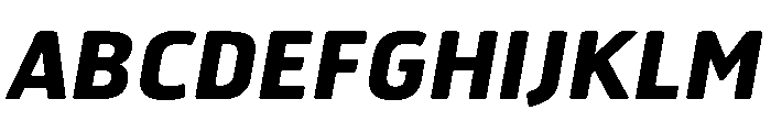 HermesMaia7Italic Font UPPERCASE