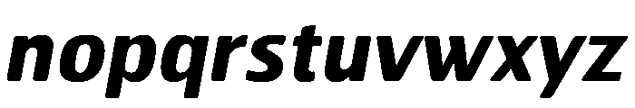 HermesMaia7Italic Font LOWERCASE