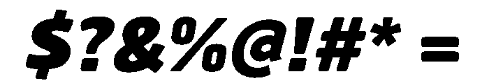 HermesMaia8Italic Font OTHER CHARS