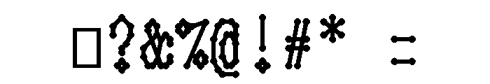 Hershey Ad 17 Font OTHER CHARS