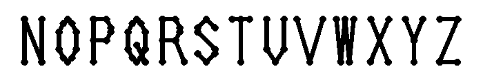 Hershey Ad 17 Font UPPERCASE