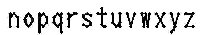 Hershey Ad 17 Font LOWERCASE