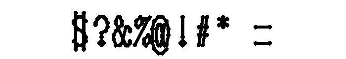 Hershey Ad 26 Font OTHER CHARS