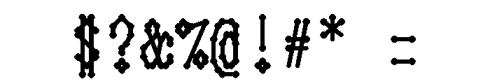 Hershey ArkDes 17 Font OTHER CHARS
