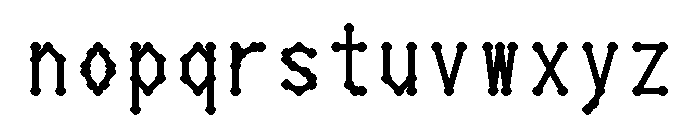 Hershey ArkDes 17 Font LOWERCASE