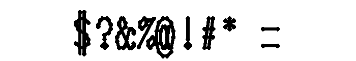 Hershey ArkDes 26 Font OTHER CHARS