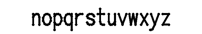 Hershey ArkDes 40 Font LOWERCASE