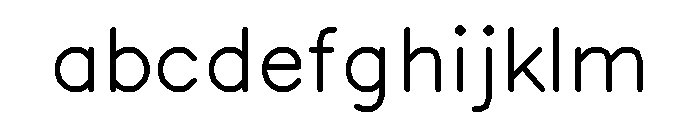 Hershey Noailles Futura Simplex Regular FONT