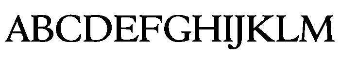 HessOldStyle Regular Font UPPERCASE
