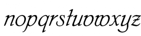 HeinrichScript  Font LOWERCASE