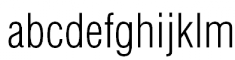 Helios Condensed Light Font LOWERCASE