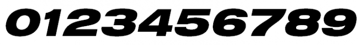 Helios Extended Black Oblique Font OTHER CHARS