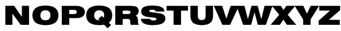 Helios Extended Black Font UPPERCASE