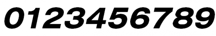 Helios Extended Bold Oblique Font OTHER CHARS